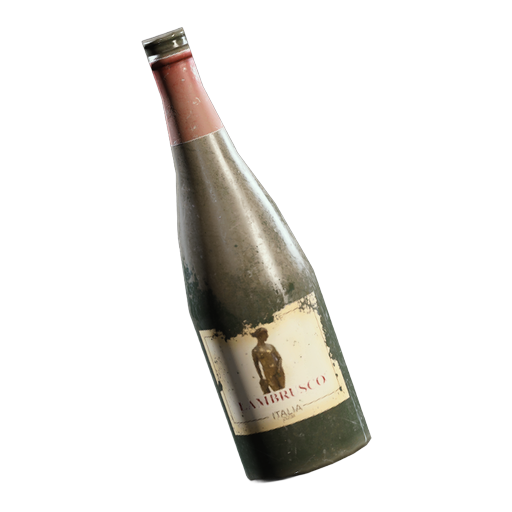 Empty Wine Bottle