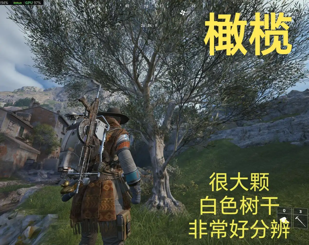 橄榄刷新点